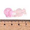 Frosted Transparent Acrylic Beads FACR-C001-01H-3