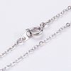 Non-Magnetic Synthetic Hematite Pendant Necklaces NJEW-JN01885-4