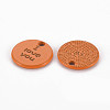 Spray Painted Alloy Charms for Valentine's Day PALLOY-Q433-027F-RS-2