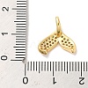 Brass Cubic Zirconia Pendants KK-M278-10G-01-3