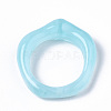 Transparent Resin Finger Rings LS-RJEW-T013-001-F04-5