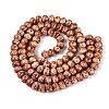 Opaque Baking Paint Glass Beads Strands GLAA-Q110-03A-07-2