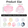 90Pcs 9 Colors Lampwork Beads LAMP-PA0001-12-2
