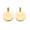 304 Stainless Steel Pendants STAS-I140A-17G-1