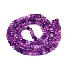Ombre Effect Dyed Glass Beads Strands X-GLAA-Q106-05A-A13-2