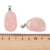Natural & Synthetic Mixed Stone Tumbled Stone Pendants GG-K002-06-4