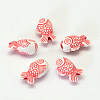 Fish Craft Style Acrylic Beads SACR-R886-10-2