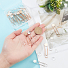  DIY Blank Dome Safety Pin Brooch Making Kit FIND-NB0003-02-3