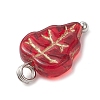 Czech Glass Charms PALLOY-JF04468-02-5