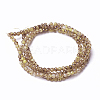 Spray Painted Glass Beads Strands GLAA-A038-A-58-2