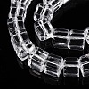 Transparent Glass Beads Strands GLAA-N001-57-3