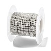 Iron Rhinestone Glass Cup Chain CH-U001-01G-1