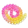 Dyed & Heated Synthetic Quartz Beads Strands G-P502-01C-05-3