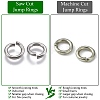 Tarnish Resistant 304 Stainless Steel Saw Cut Open Jump Rings STAS-P212-25P-13-2