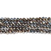 Electroplate Glass Beads Strands EGLA-A034-T4mm-J16-2