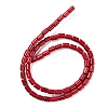 Synthetic Turquoise Beads Strands X-TURQ-G120-4x6mm-07-4
