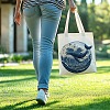Canvas Women's Tote Bags ABAG-WH0056-002-7
