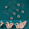 Iron Spiral Bead Cage Keychain KEYC-DC00004-5