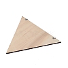 Triangle Rustic Boho Wooden Wall-Mounted Decorations AJEW-L091-B01-2
