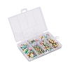 497Pcs 5 Style Rainbow ABS Plastic Imitation Pearl Beads OACR-YW0001-07B-4
