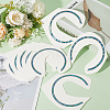 Waterproof PVC Flower Pattern Classical Guitar Sound Hole Ring Mouth Wheel Sticker DIY-WH20058-13B-3