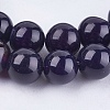 Natural Agate Beads Strand G-L083-8mm-11-3