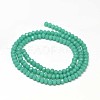 Faceted Rondelle Glass Beads Strands X-GLAA-I033-3mm-09-2