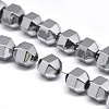 Electroplate Non-magnetic Synthetic Hematite Beads Strands G-T061-31A-3