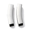Non-Tarnish 304 Stainless Steel Tube Beads High Polished STAS-B066-01P-1
