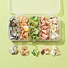 125G 5 Colors Natural Shell Bead Strands BSHE-FS0001-06B-7