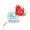 30Pcs 6 Colors Acrylic Beads SACR-YW0001-61-4