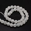 Crackle Glass Round Beads Strands CCG-E001-10mm-04-2