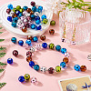 64Pcs 16 Styles Handmade Lampwork Beads LAMP-TA0001-59B-7