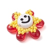 Glass Seed Beaded Sunflower Pendants PALLOY-MZ01014-03-3