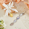 2Pcs 2 Colors Oval Brass Locket Pendants PALLOY-FH00108-4
