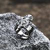 Retro 304 Stainless Steel Finger Rings FS-WG0E659-02-3