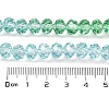Transparent Painted Glass Beads Strands LS-DGLA-A034-T6mm-A16-3