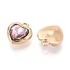 Alloy Rhinestone Charms PALLOY-T092-23G-02-2