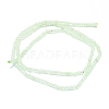 Natural Prehnite Beads Strands G-G106-A26-01-2