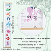 Aniaml Pattern Removable Height Chart for Kids AJEW-WH0165-70A-2