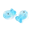 Handmade Foil Lampwork Fish Beads FOIL-Z001-01D-1-2