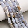 Natural Blue Lace Agate Beads Strands G-D109-A02-1