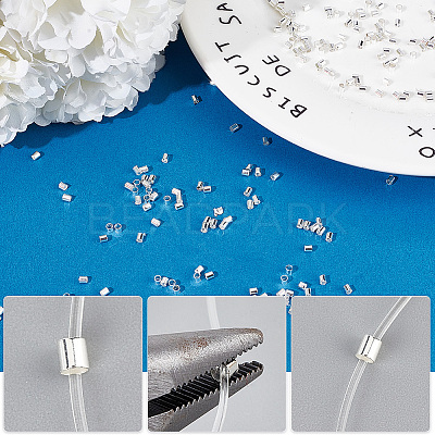 5000Pcs Brass Crimp Beads KK-BBC0015-75S-1