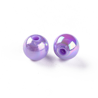 Opaque Acrylic Beads MACR-S370-D8mm-SS2114-1