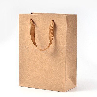 Rectangle Kraft Paper Bags AJEW-L048D-02-1