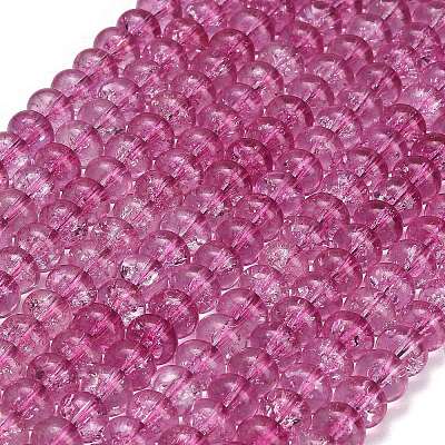 Dyed Imitation Gemstone Glass Beads Strands GL-Z001-03B-15-1
