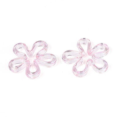 Plated UV Acrylic Beads TACR-S161-04A-1