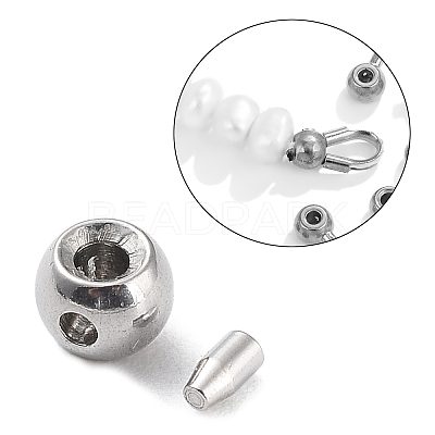 Non-Tarnish 304 Stainless Steel Bead Tips STAS-K268-01B-P-1