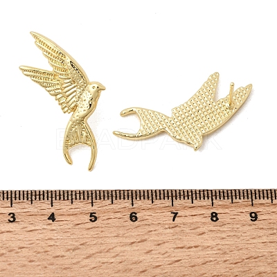 Women's Brass Stud Earrings EJEW-D352-08G-1