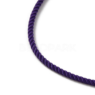 2MM Round Nylon Milan Cord Necklace Makings MAK-F038-C06-G-1